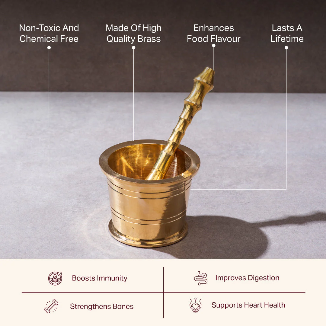 Brass Mortar and Pestle - Image 3