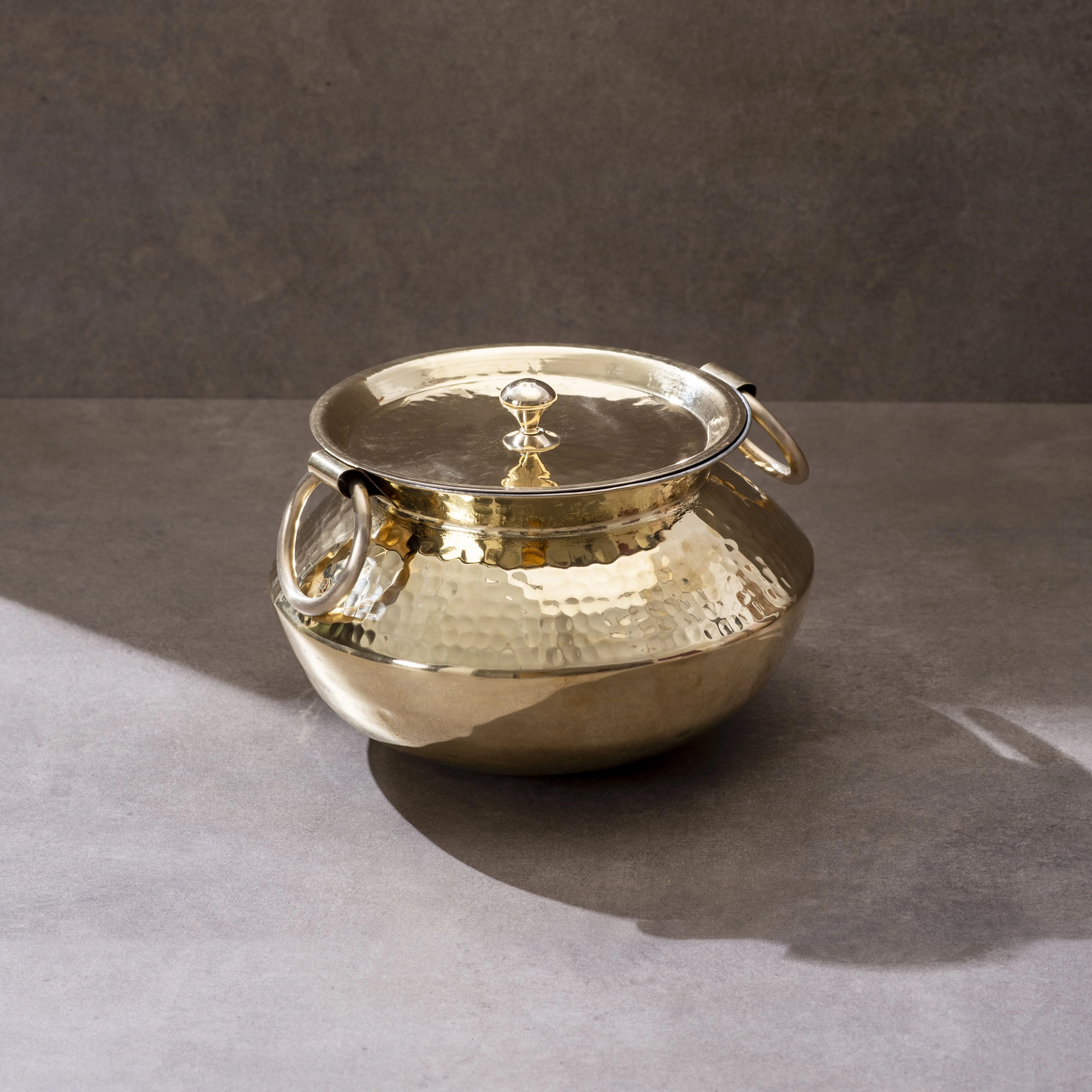 Brass Indian Style Wok/ Brass Soup Pot - Image 7
