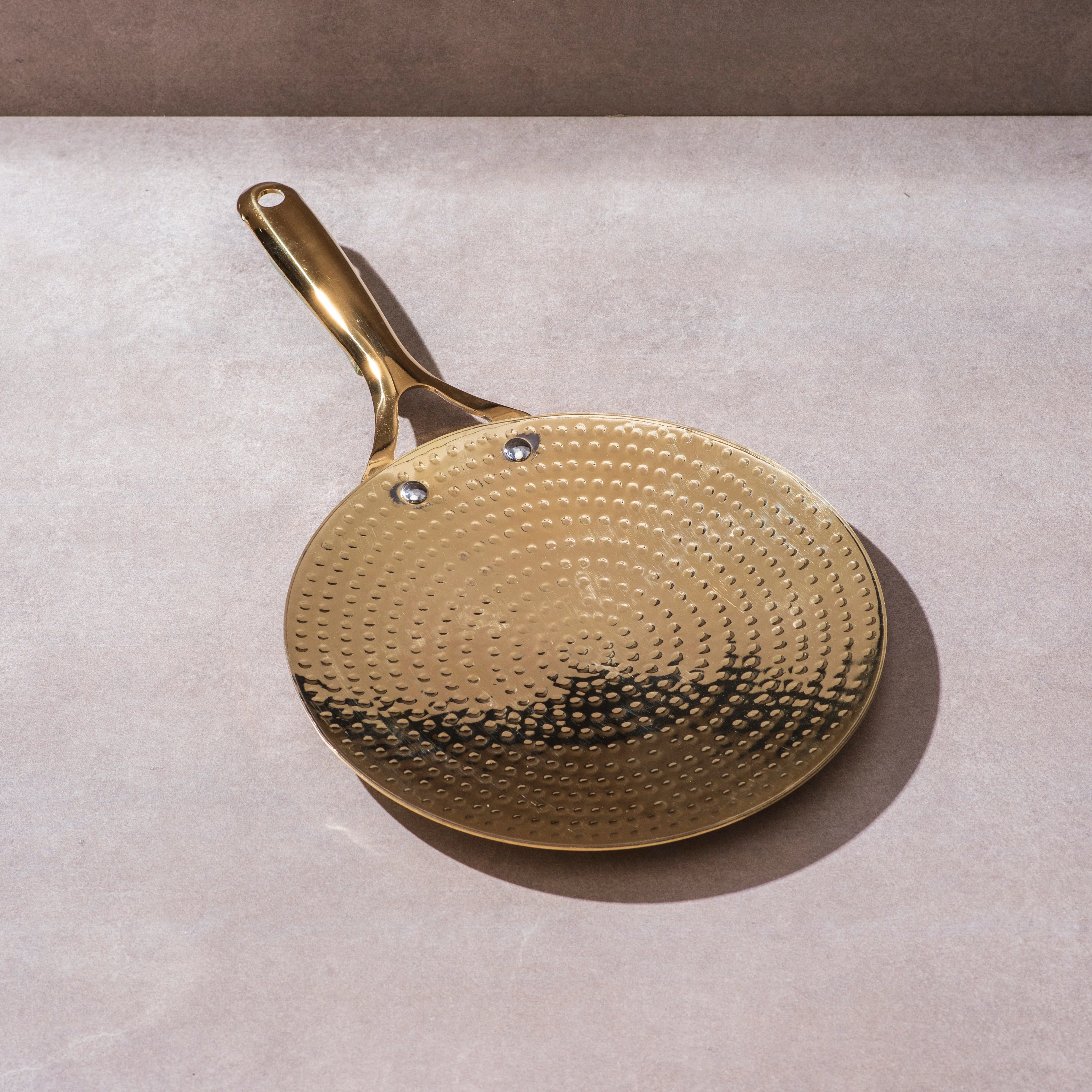 Brass Roti Tawa with Insulated handles- Tawa/Griddle Pan - Image 9