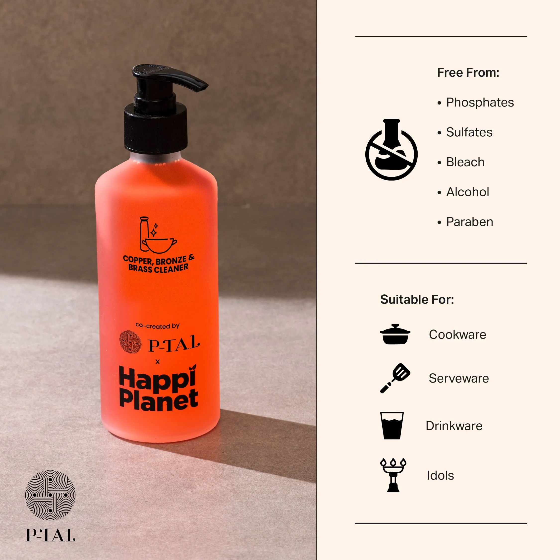 Copper & Brass cleaner 10 Fl Oz | Non Toxic Tarnish Remover Gel | Plant Based and Eco-Friendly Metal Cleaner - Image 9