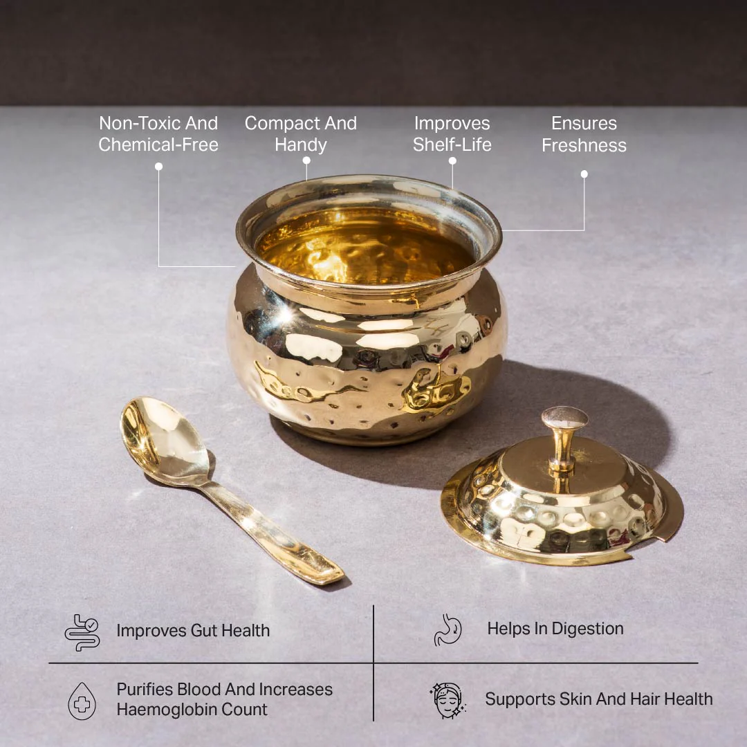 Kitchen Essentials Set (Masala box + Ghee pot + Paraat) 15 Pieces Set - Image 4