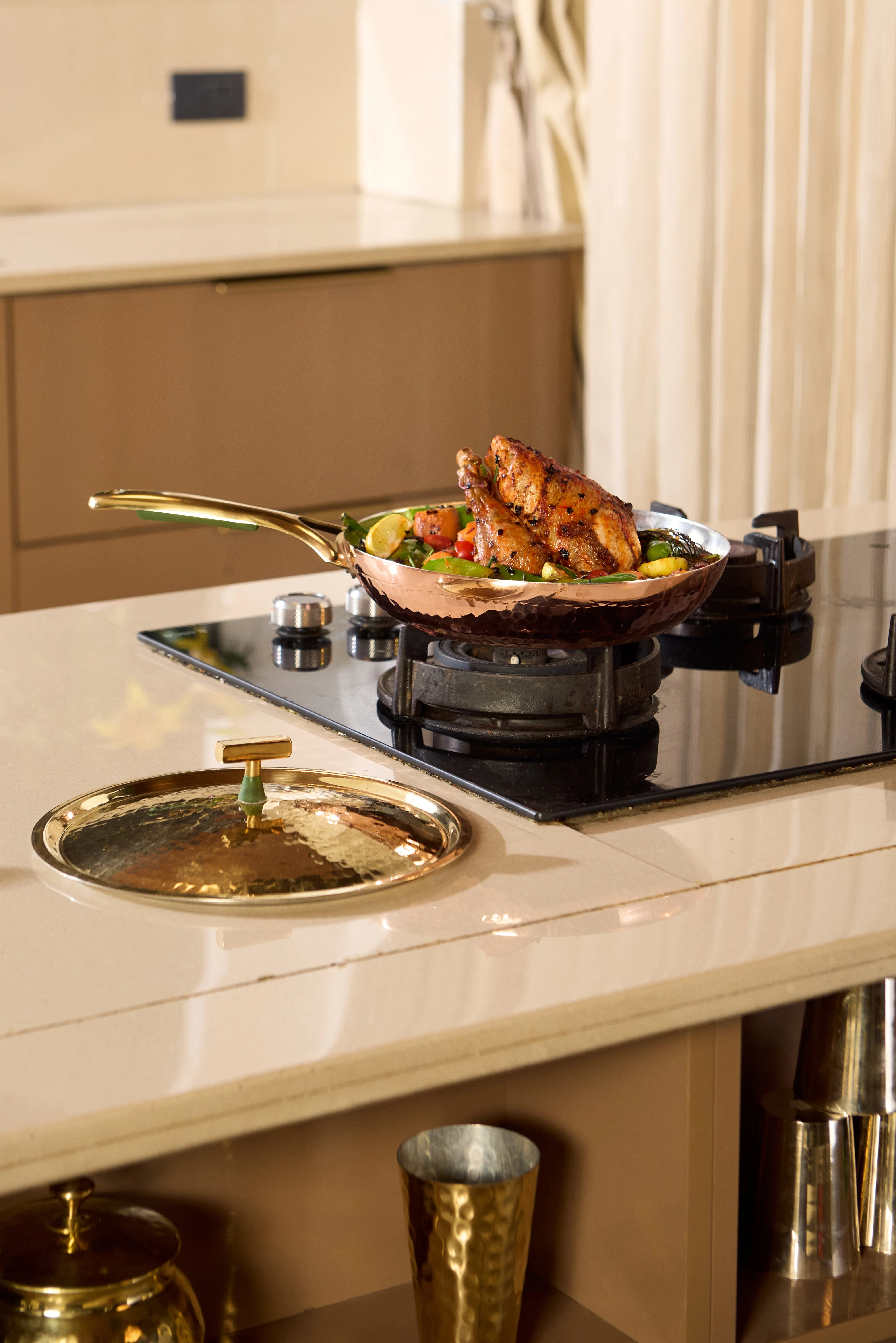 Copper Fry Pan Set (3 Piece Set) - Image 4